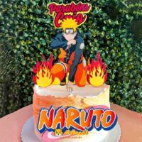 Topo de bolo Naruto topper para bolo personalizado