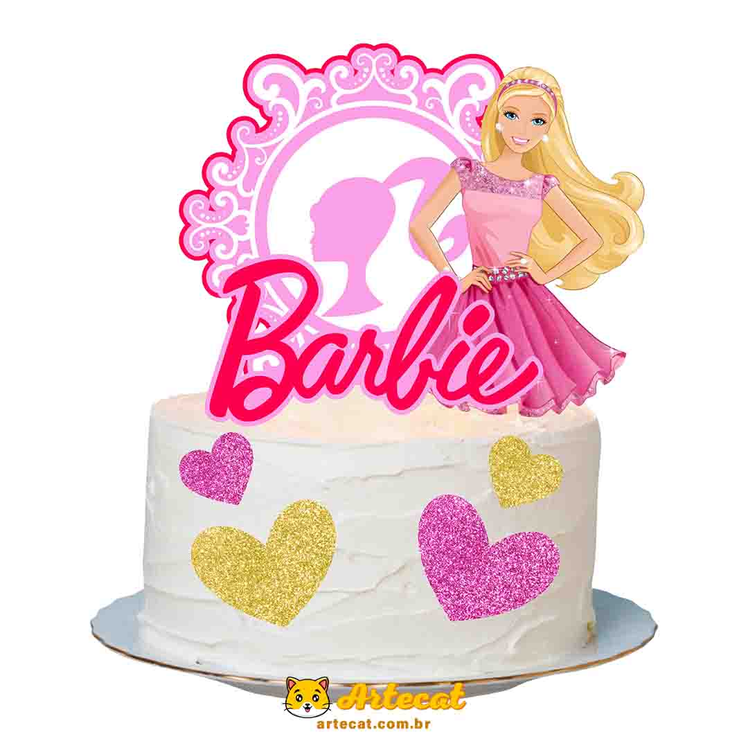 Topo de Bolo – Barbie 3