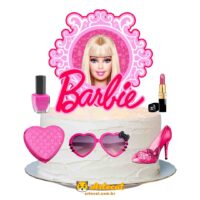 Topo de Bolo - Barbie 4