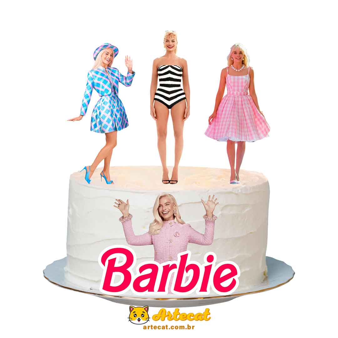 Topo de Bolo – Barbie 6