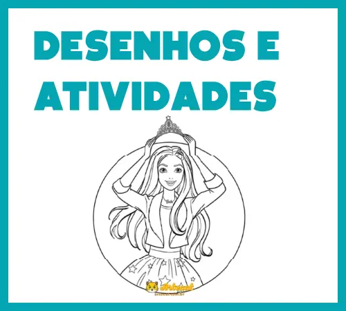 201 Desenhos e Atividades da Barbie para Imprimir