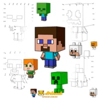Desenhos de Minecraft
