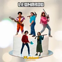 Topo de bolo do filme minecraft
