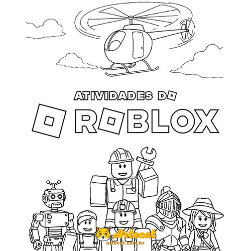 Atividades do Roblox para Imprimir