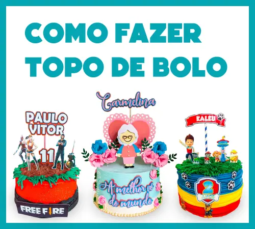 Como Fazer Topo de Bolo Personalizado
