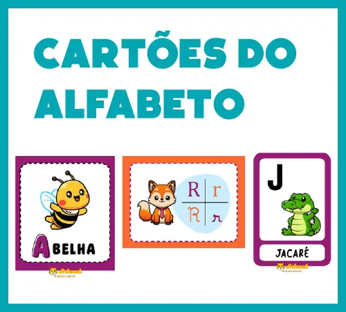 Pacote de Cartões do Alfabeto para Imprimir